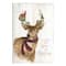 Stupell Industries All Roads Lead Home Christmas Deer Wall Plaque Art